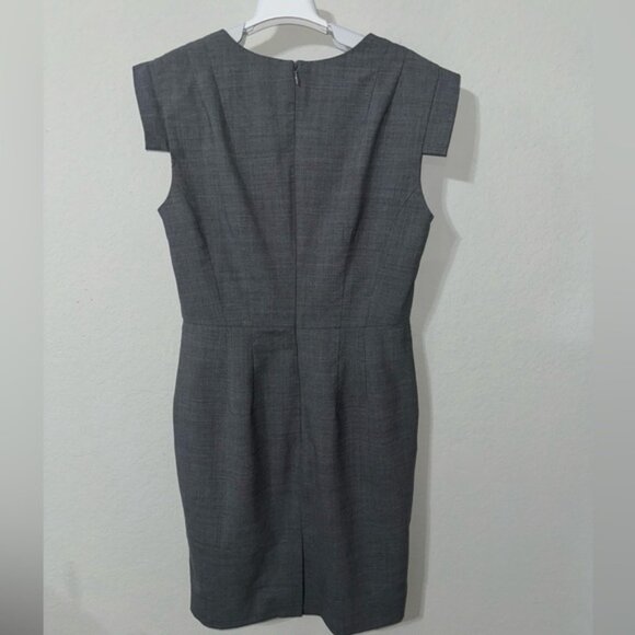 Banana Republic Gray Virgin wool‎ blend Dress Size 10 - Picture 2 of 7